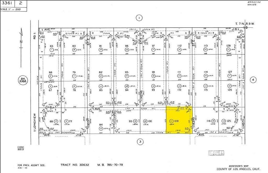 2.507 Acres of Residential Land for Sale in Lancaster, California