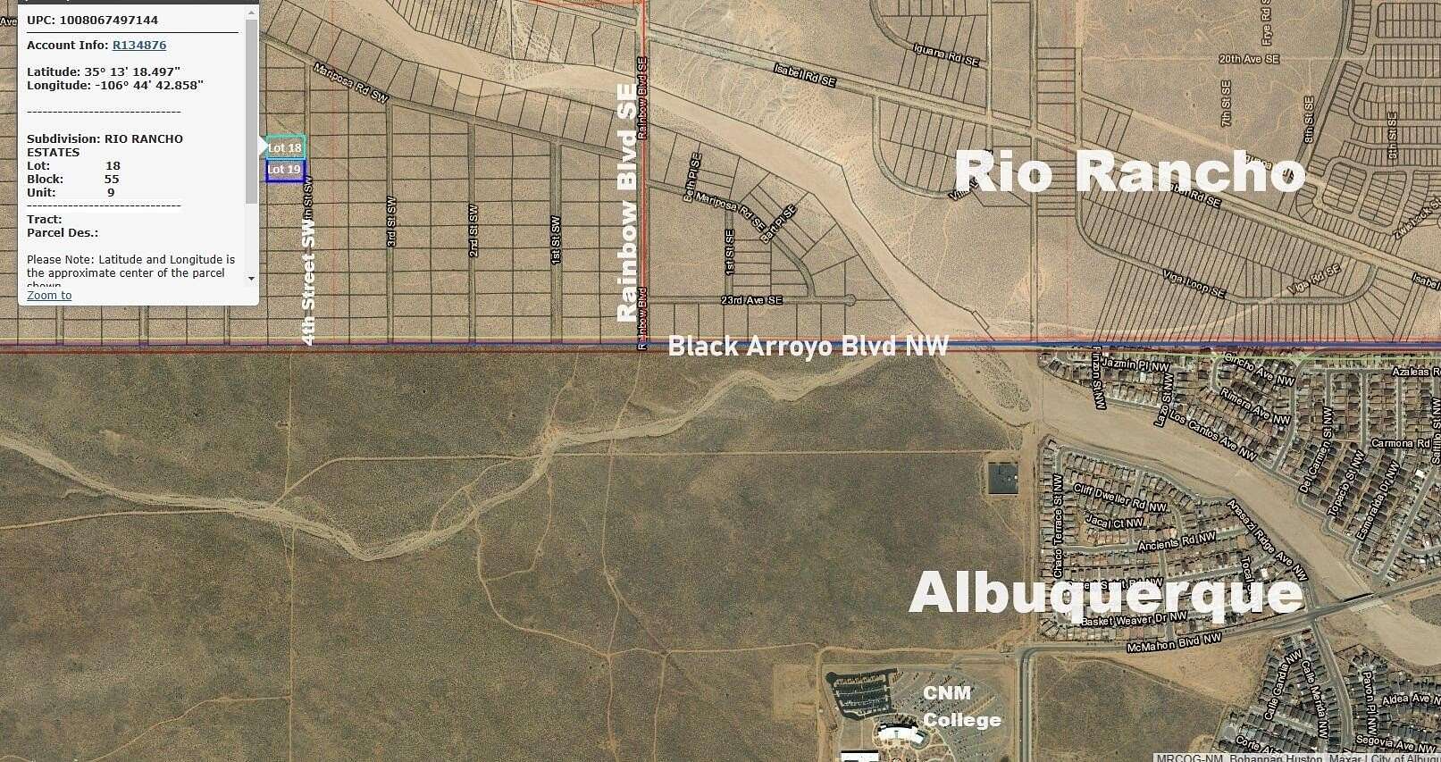 2 Acres of Land for Sale in Rio Rancho, New Mexico