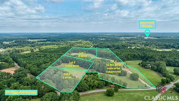 5 Acres of Residential Land for Sale in Statham, Georgia