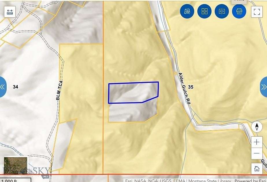 19.43 Acres of Land for Sale in Virginia City, Montana