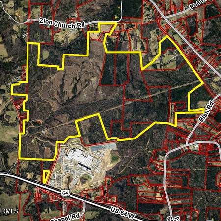 1,326 Acres of Land for Sale in Siler City, North Carolina