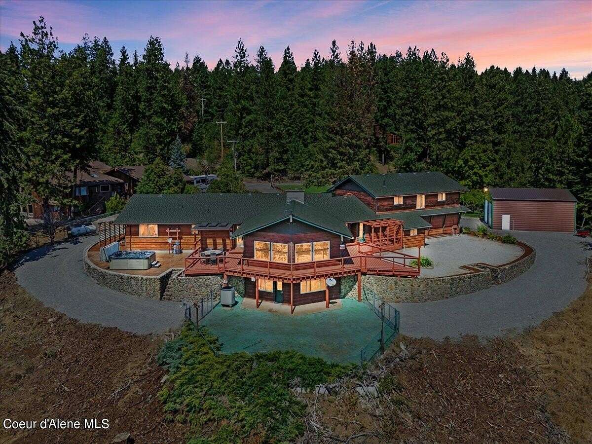 2.23 Acres of Residential Land with Home for Sale in Coeur d'Alene, Idaho