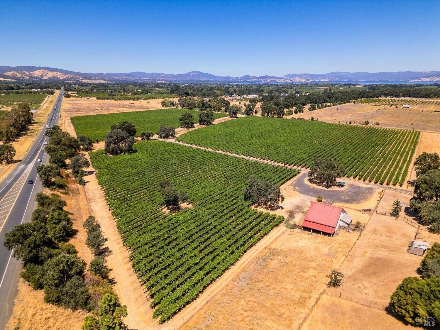 45.57 Acres of Agricultural Land with Home for Sale in Lakeport, California