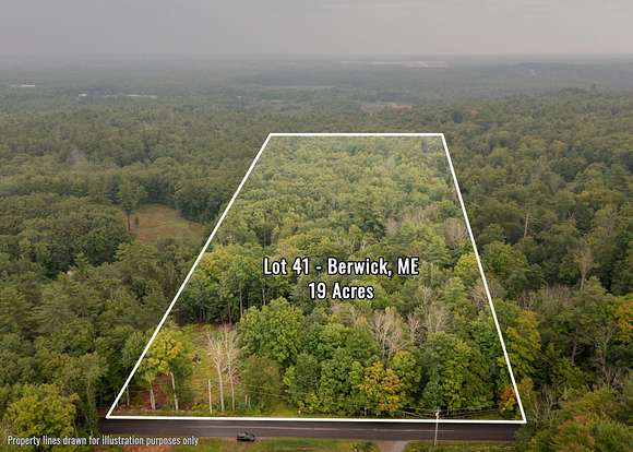 19 Acres of Recreational Land for Sale in North Berwick, Maine