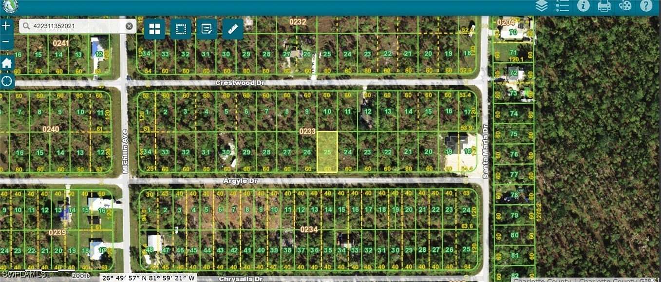 0.17 Acres of Residential Land for Sale in Punta Gorda, Florida