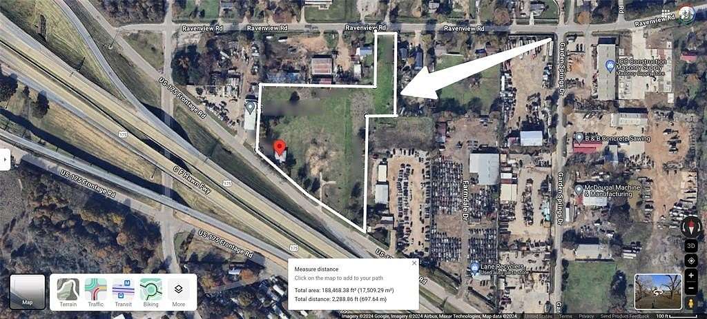 4.25 Acres of Commercial Land for Sale in Dallas, Texas