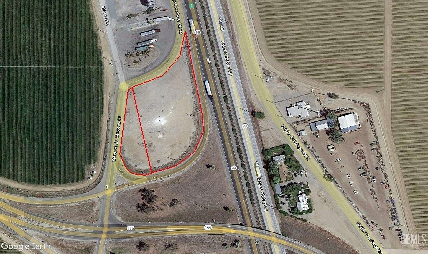 2 Acres of Commercial Land for Lease in Mettler, California