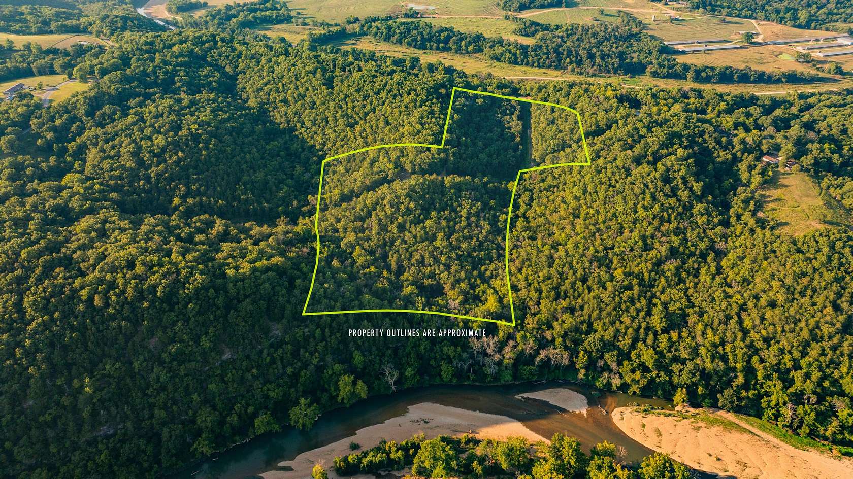 16.75 Acres of Recreational Land for Sale in Galena, Missouri