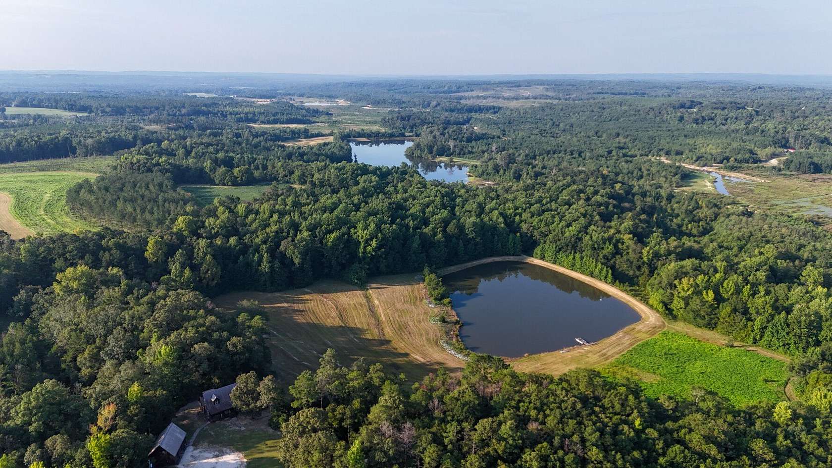 290 Acres of Land with Home for Sale in Billingsley, Alabama