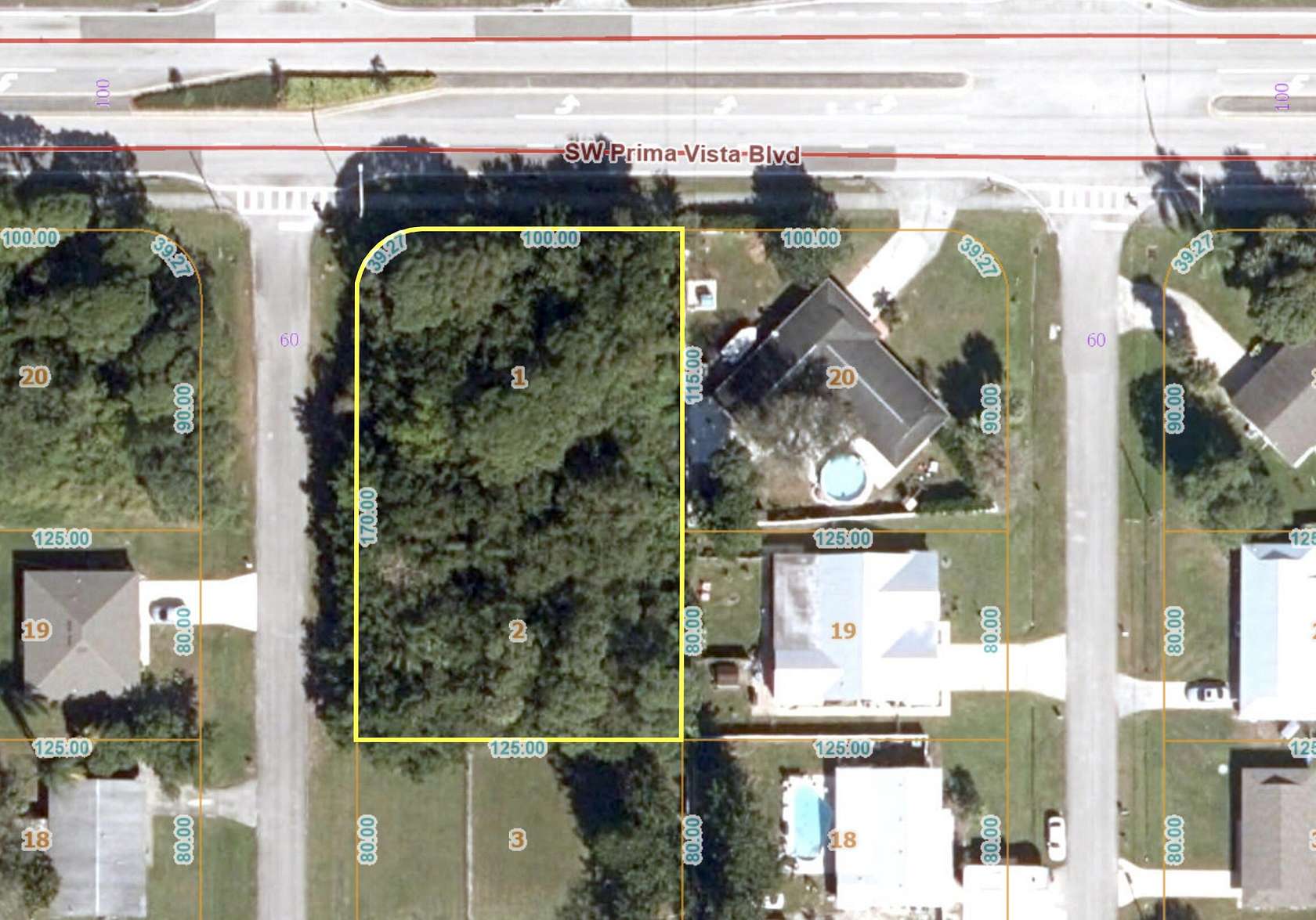 0.556 Acres of Residential Land for Sale in Port St. Lucie, Florida