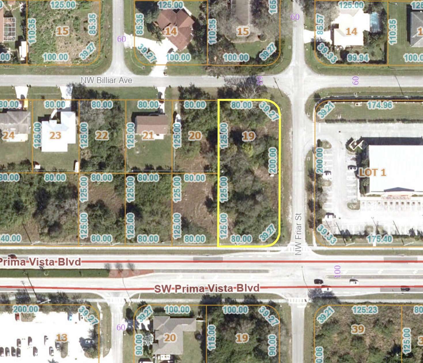 0.596 Acres of Residential Land for Sale in Port St. Lucie, Florida