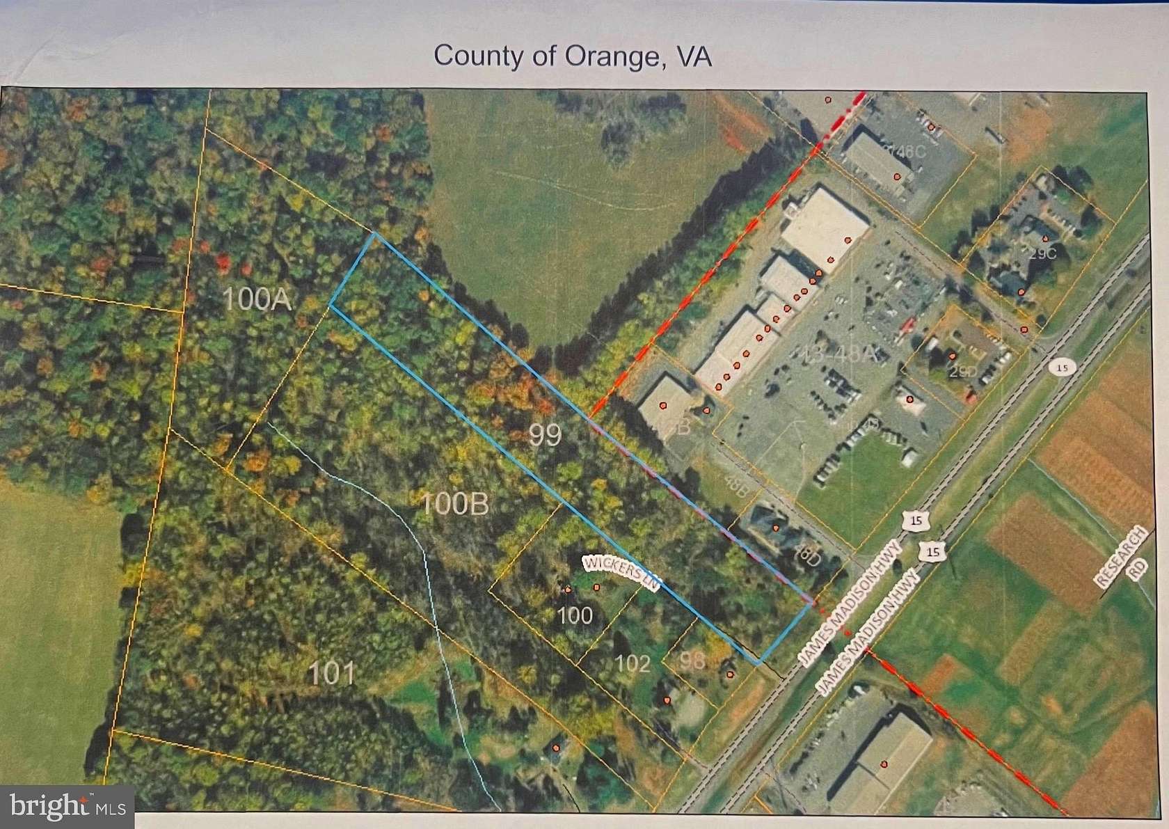 7.36 Acres of Land for Sale in Gordonsville, Virginia