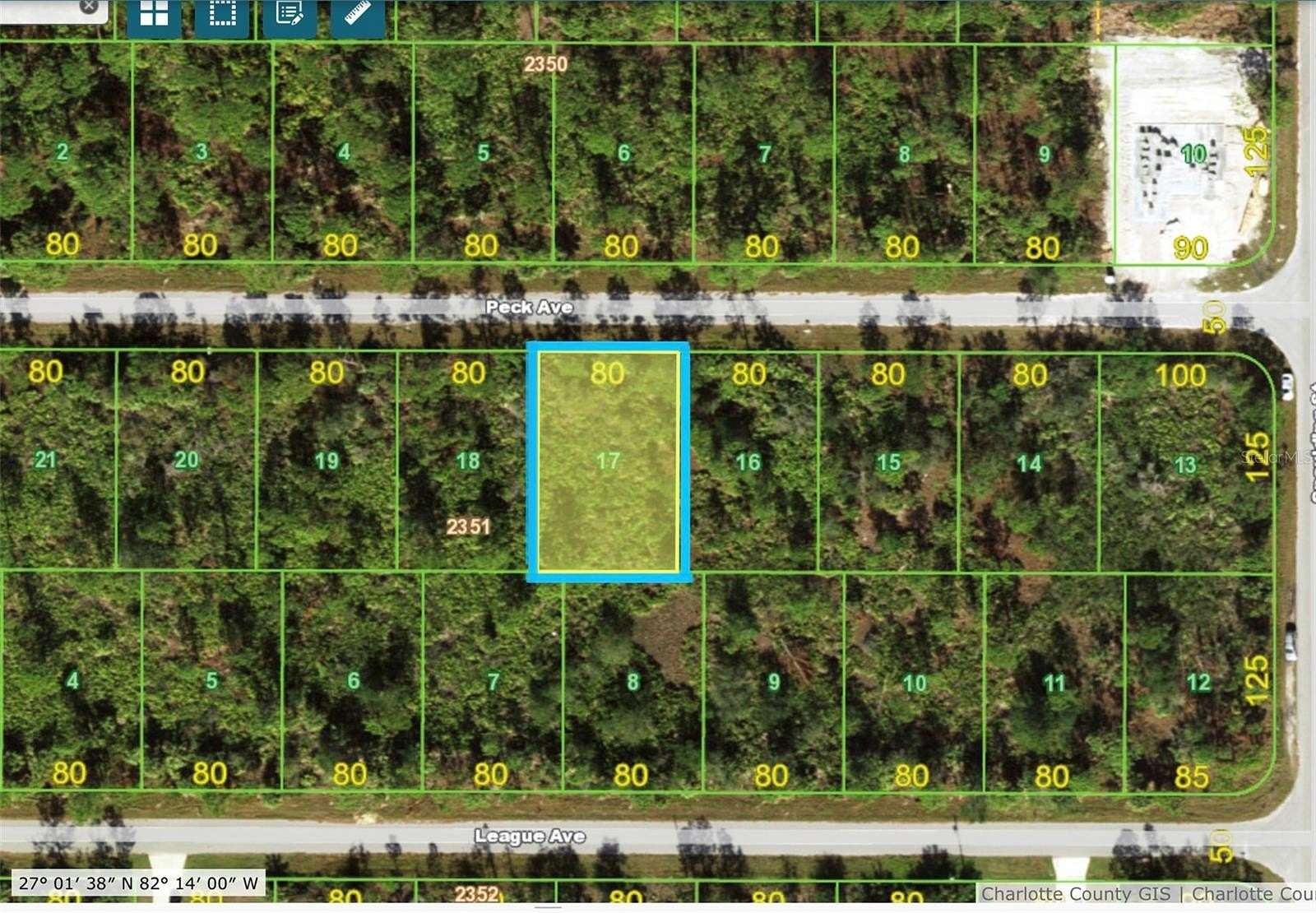 0.23 Acres of Residential Land for Sale in Port Charlotte, Florida