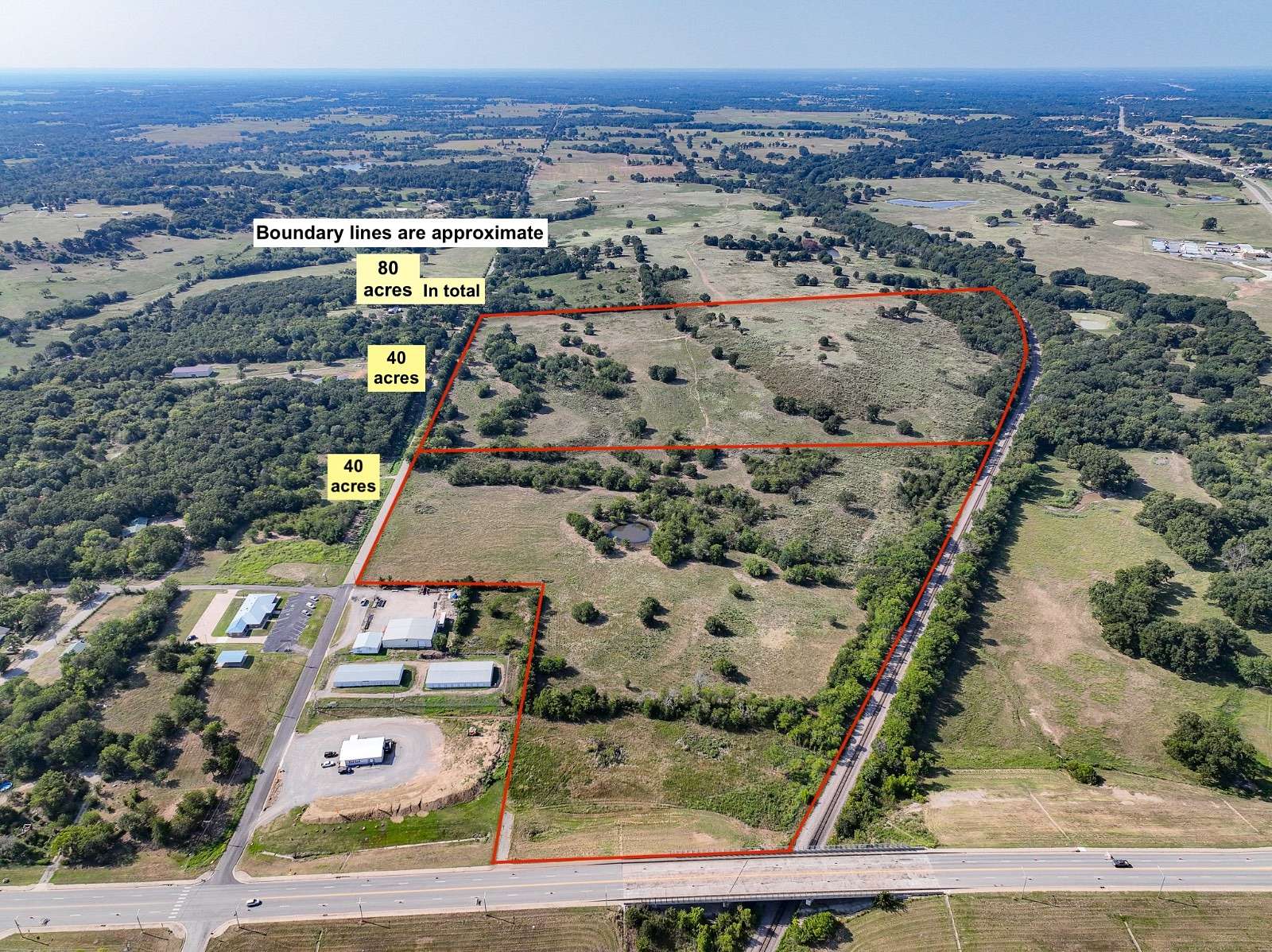 40 Acres of Mixed-Use Land for Sale in Atoka, Oklahoma