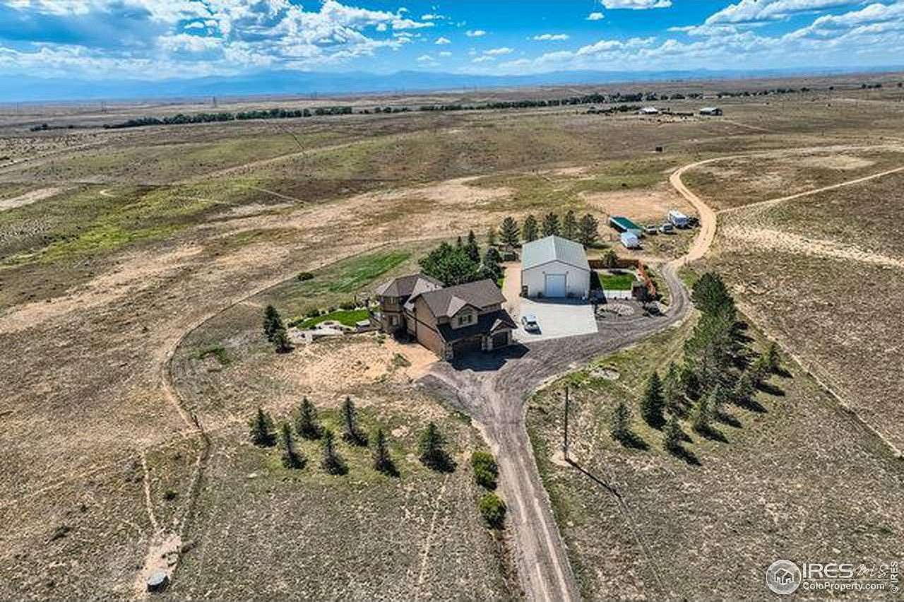 34.9 Acres of Recreational Land with Home for Sale in Pierce, Colorado