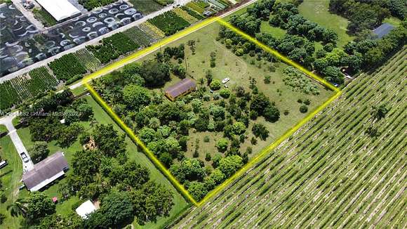 2.396 Acres of Residential Land with Home for Sale in Homestead, Florida