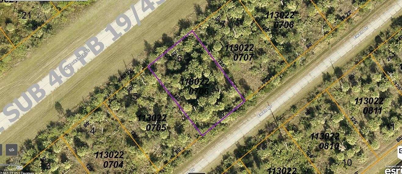 0.23 Acres of Residential Land for Sale in North Port, Florida