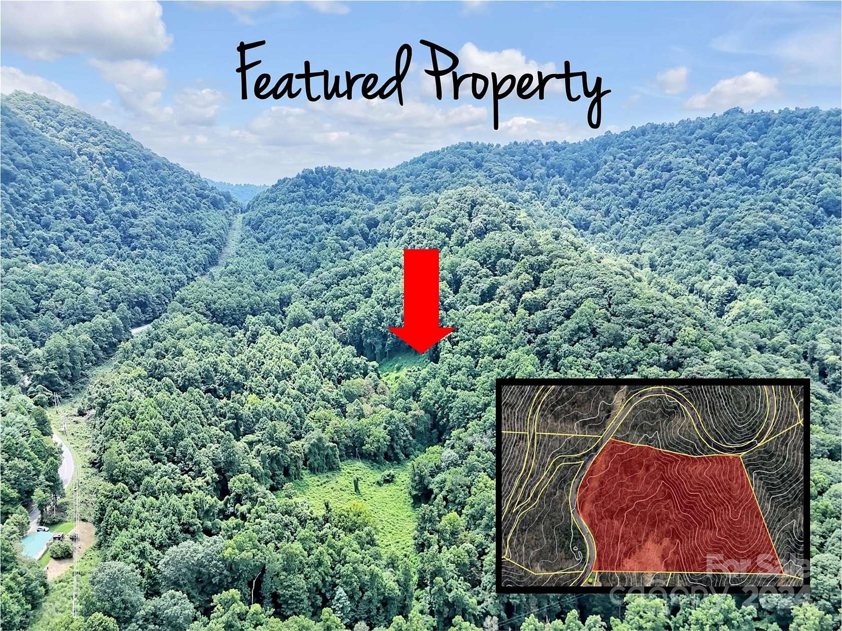 25 Acres of Land for Sale in Marshall, North Carolina