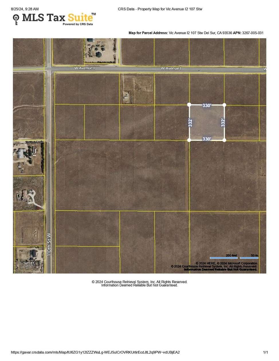 2.515 Acres of Land for Sale in Del Sur, California