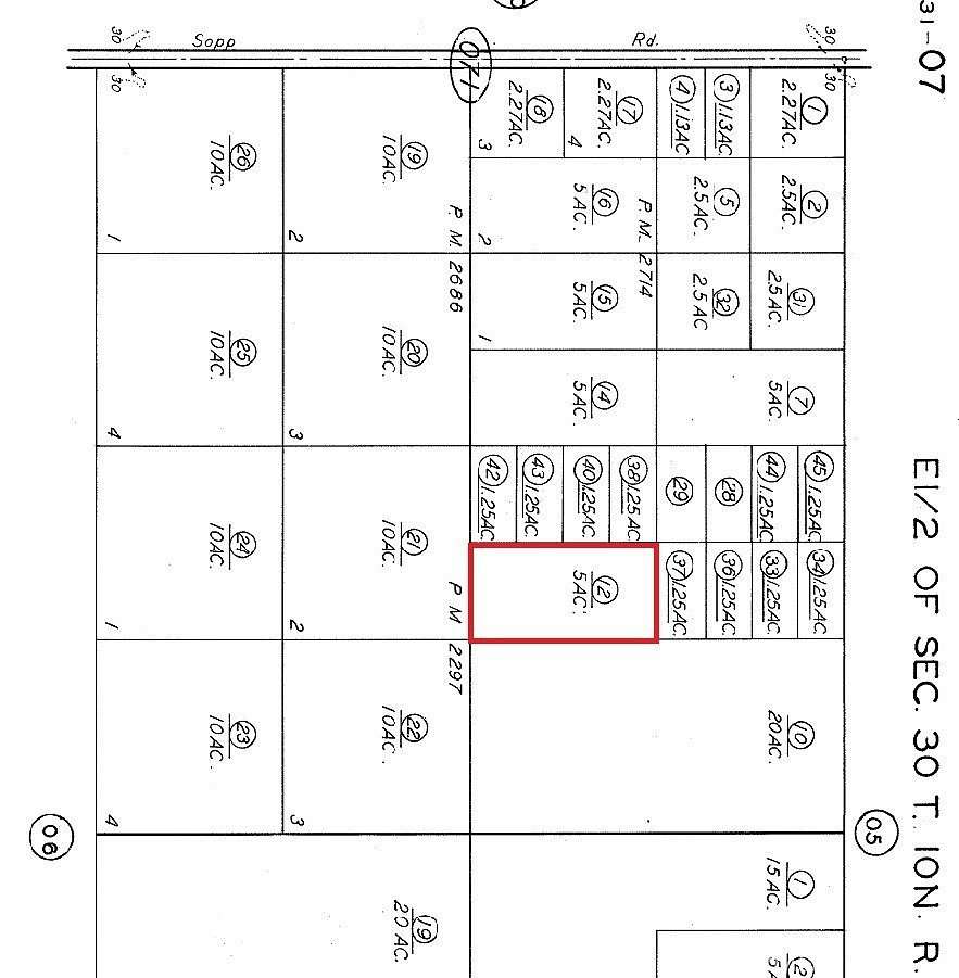 5 Acres of Land for Sale in Rosamond, California