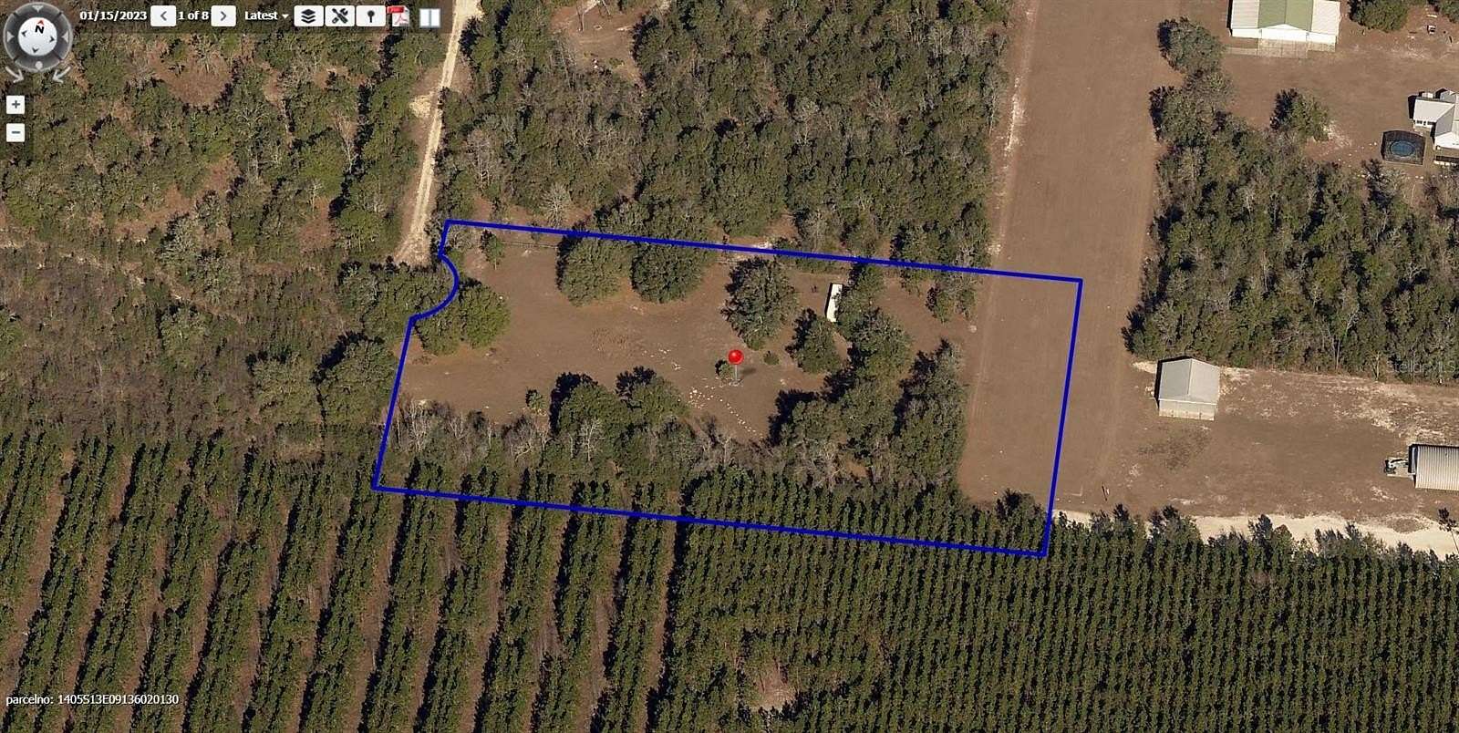 3.6 Acres of Residential Land for Sale in O'Brien, Florida