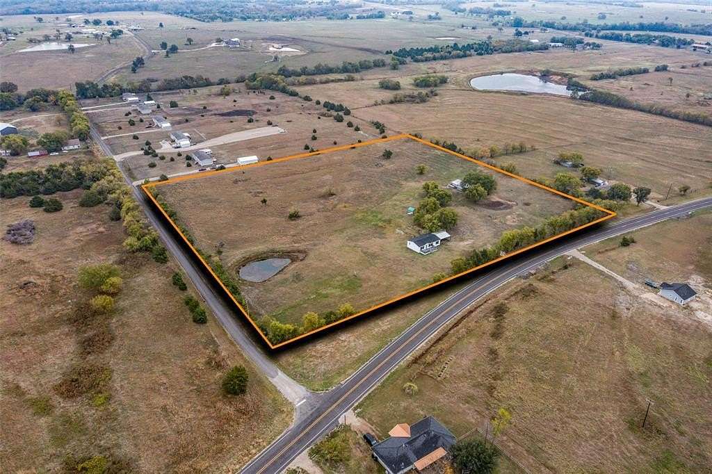 10.01 Acres of Land with Home for Sale in Celeste, Texas