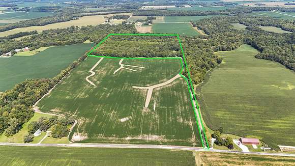 54 Acres of Recreational Land with Home for Sale in Peru, Indiana