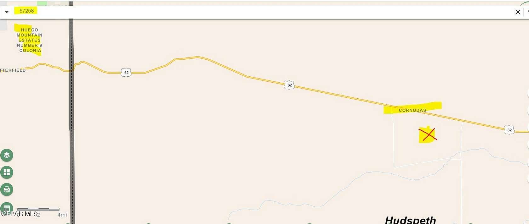 51 Acres of Recreational Land for Sale in Salt Flat, Texas