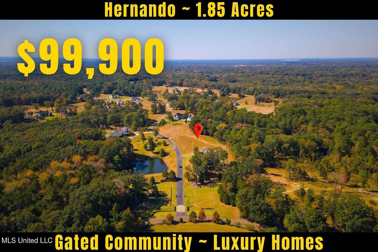 1.85 Acres of Residential Land for Sale in Hernando, Mississippi