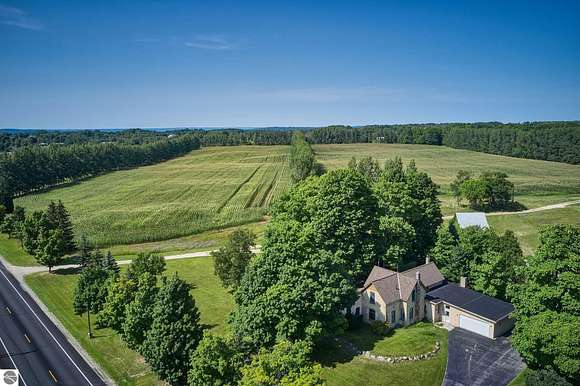 150.6 Acres of Agricultural Land with Home for Sale in Traverse City, Michigan