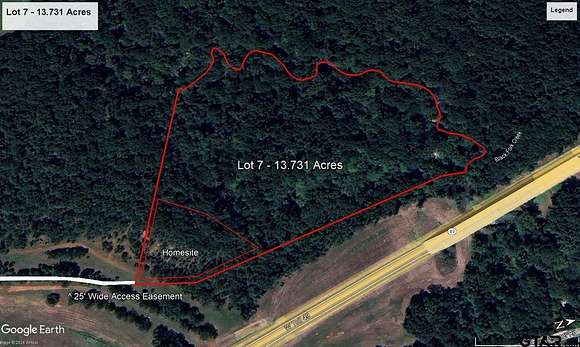 13.731 Acres of Land for Sale in Tyler, Texas