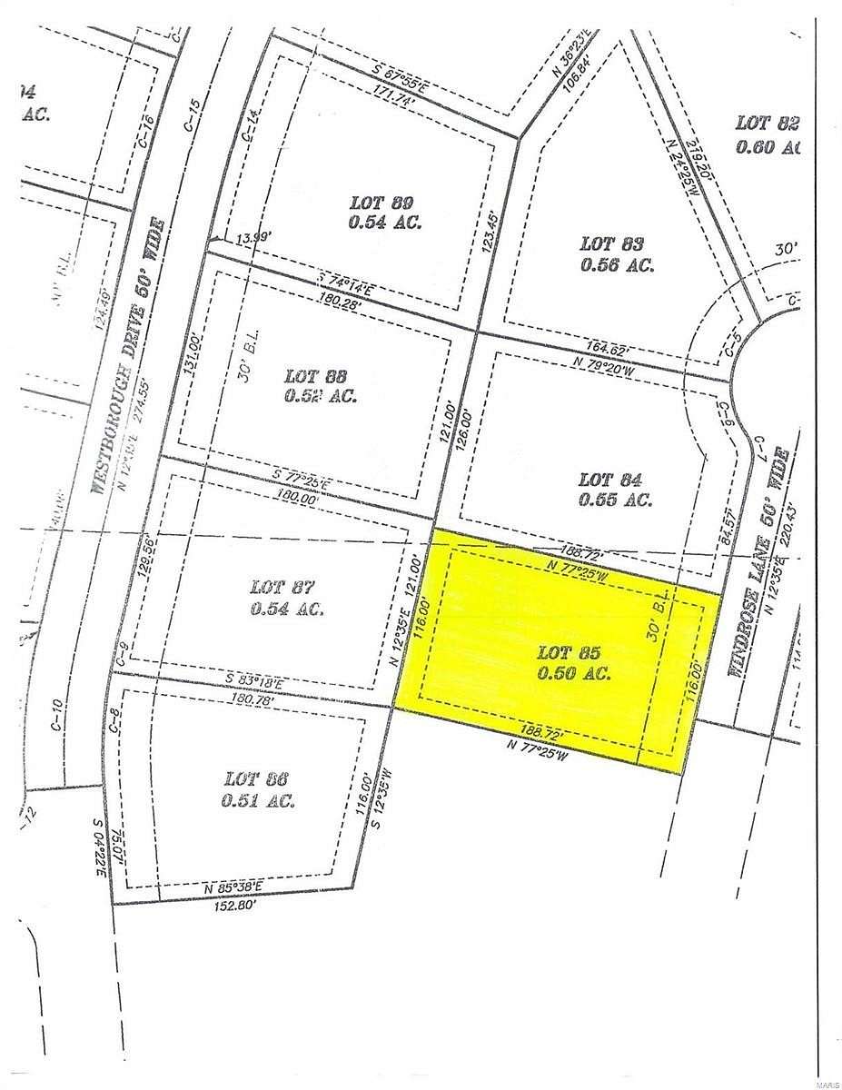 0.5 Acres of Residential Land for Sale in Troy, Missouri