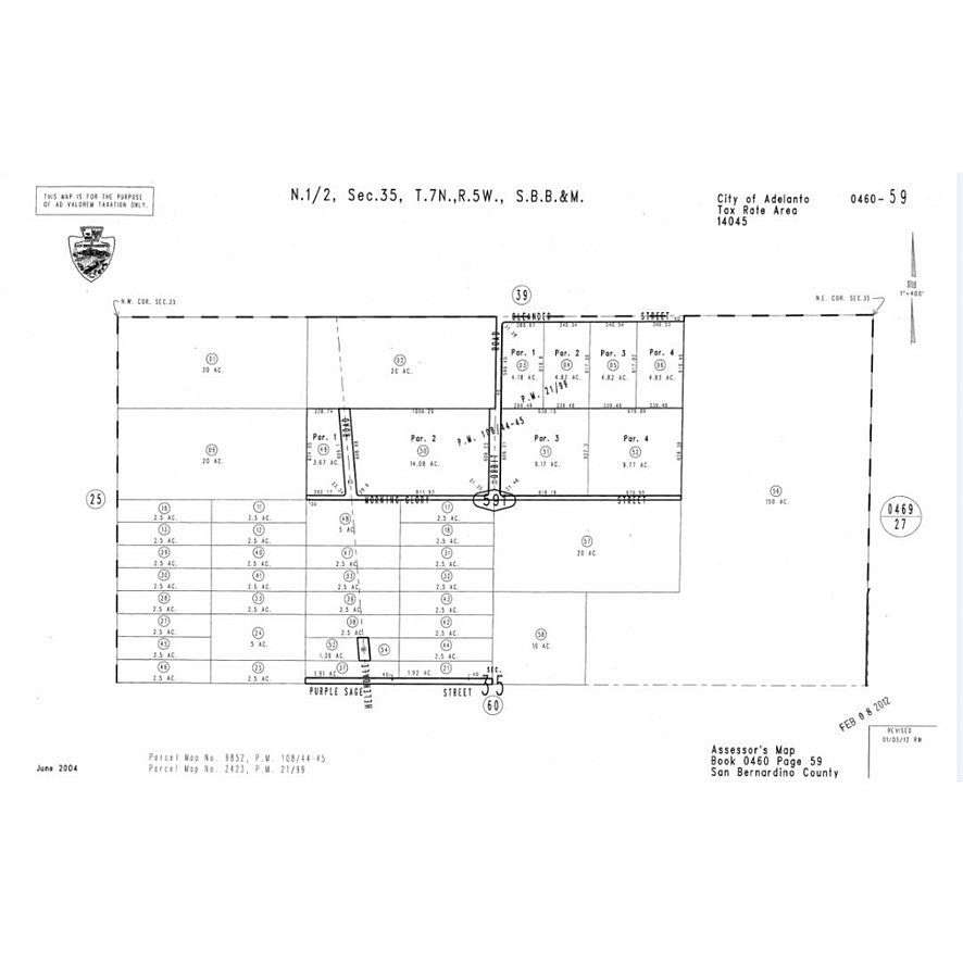 0.815 Acres of Land for Sale in Adelanto, California