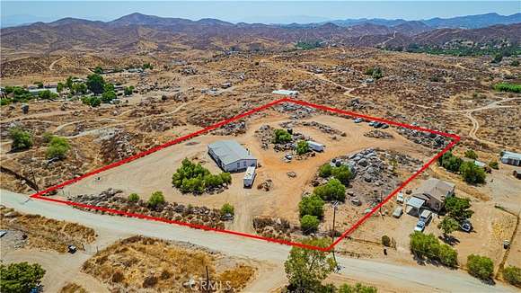 3.07 Acres of Residential Land with Home for Sale in Perris, California