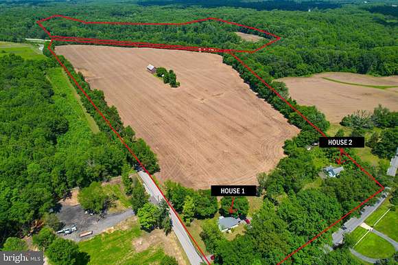 71.51 Acres of Agricultural Land with Home for Sale in Lothian, Maryland