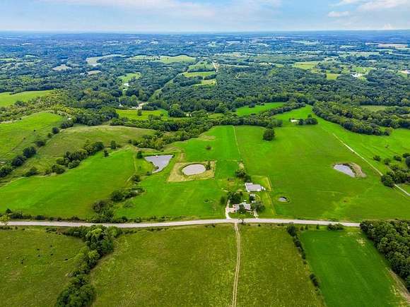 59 Acres of Recreational Land with Home for Sale in Polo, Missouri