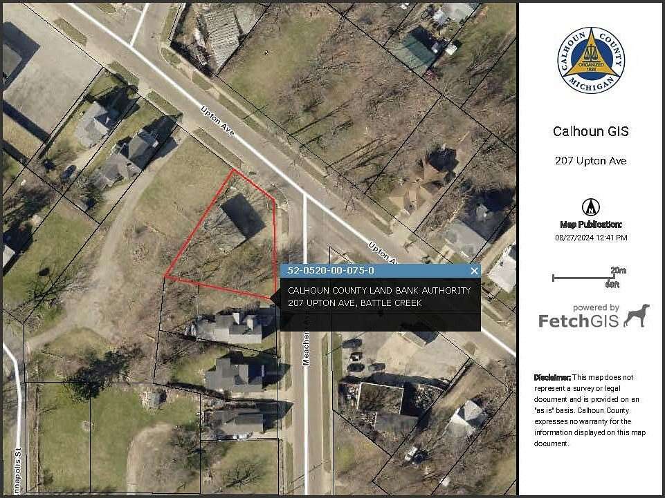 0.22 Acres of Commercial Land for Sale in Battle Creek, Michigan