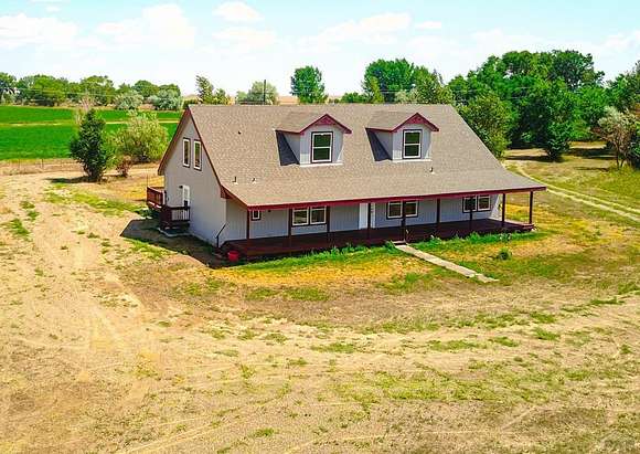 37 Acres of Agricultural Land with Home for Sale in Hoehne, Colorado