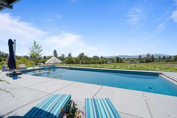 6.35 Acres of Land with Home for Sale in Napa, California