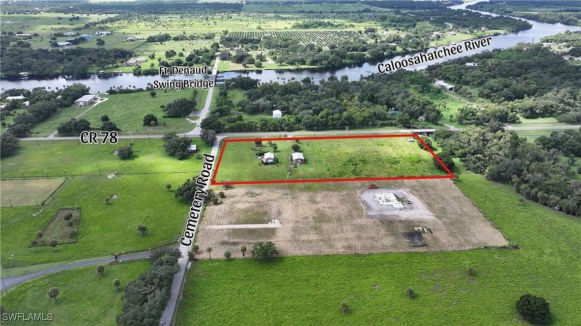 4.56 Acres of Residential Land with Home for Sale in LaBelle, Florida