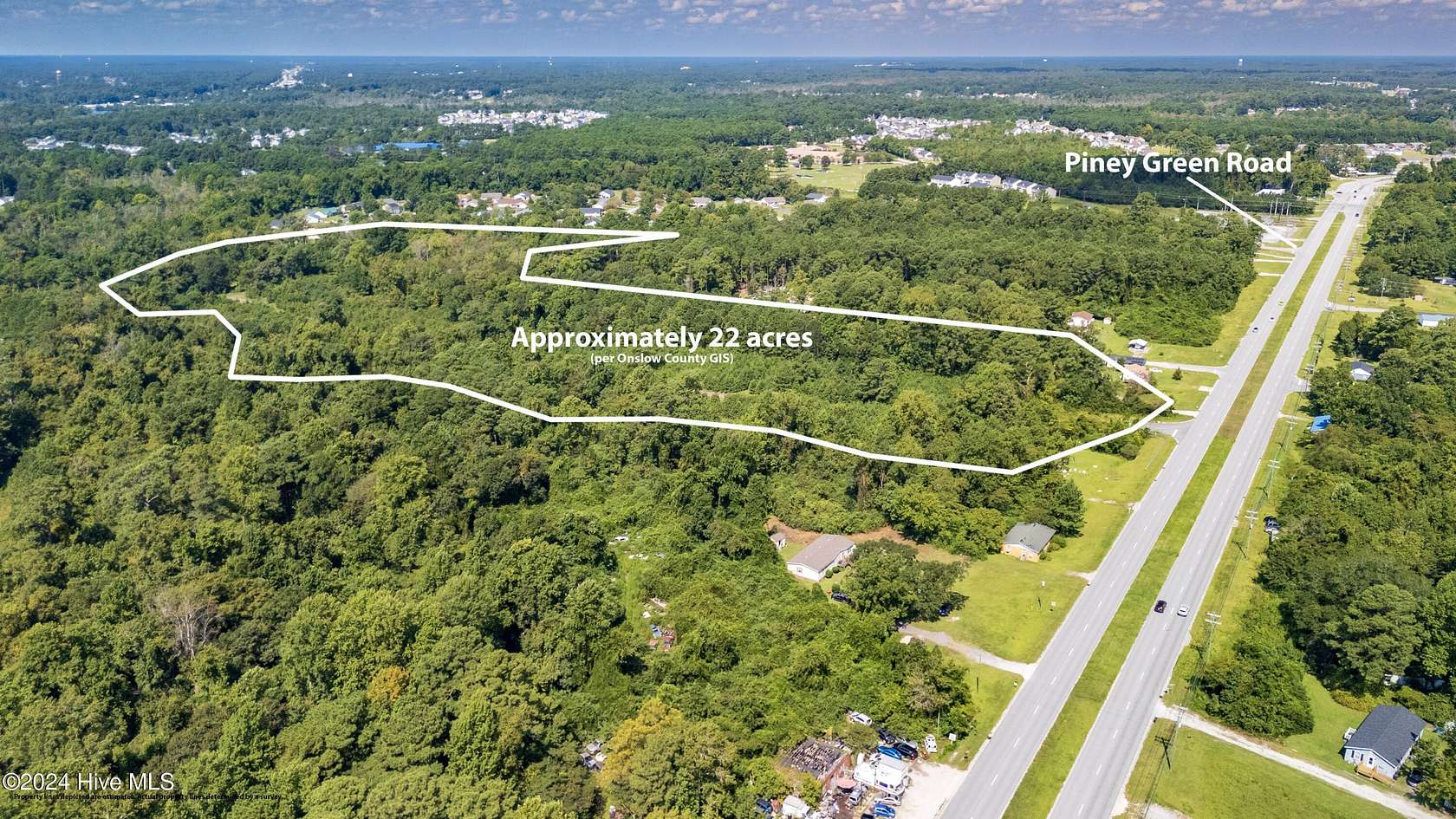 22.21 Acres of Mixed-Use Land for Sale in Jacksonville, North Carolina