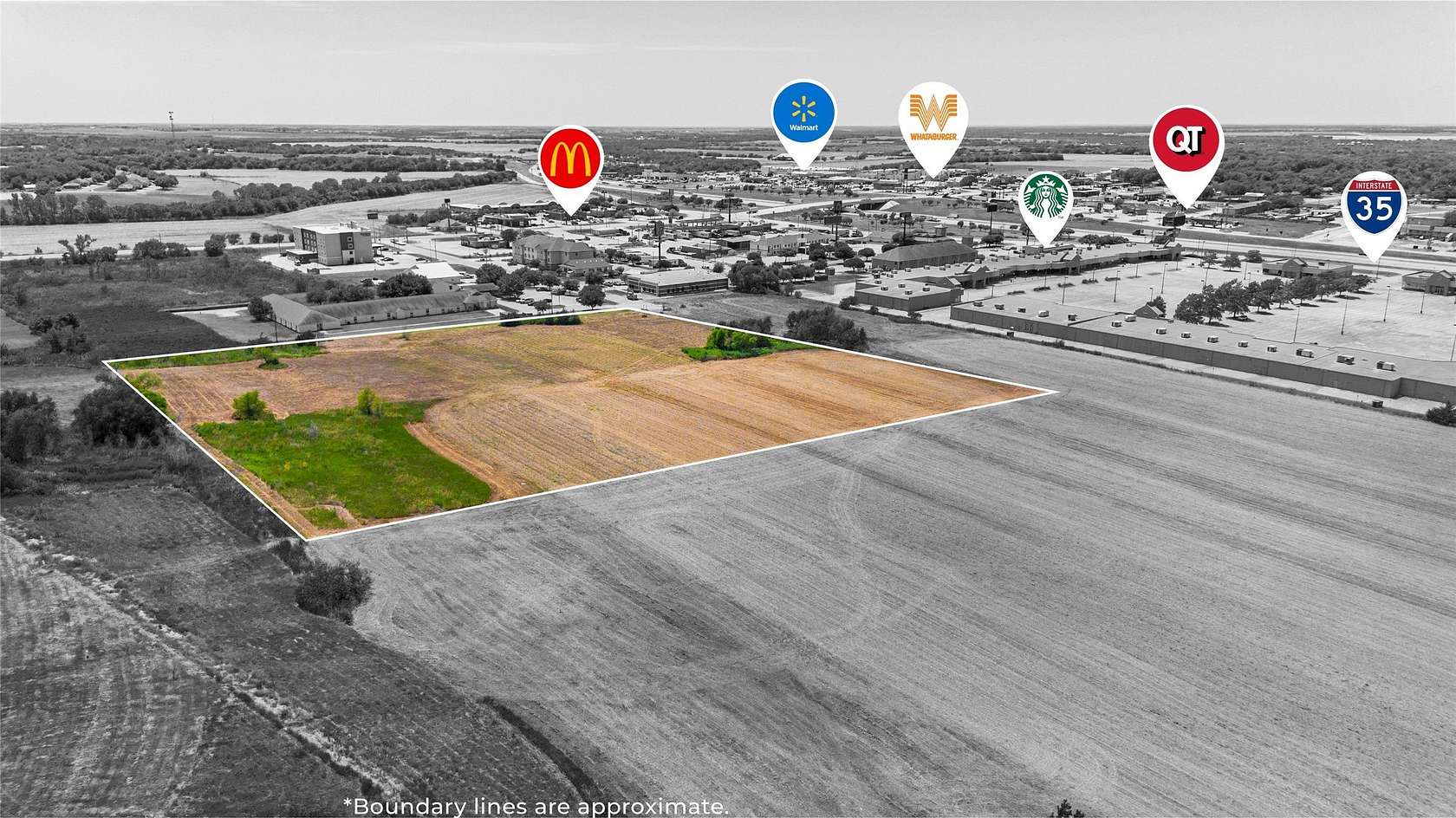 7 Acres of Land for Sale in Hillsboro, Texas