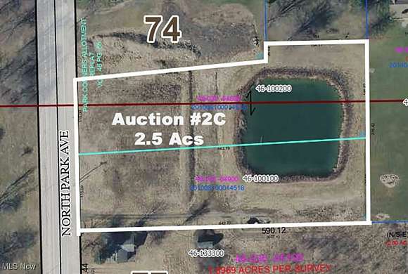 2.5 Acres of Land for Auction in Warren, Ohio