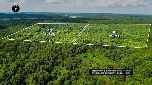 40 Acres of Land for Sale in Rockmart, Georgia