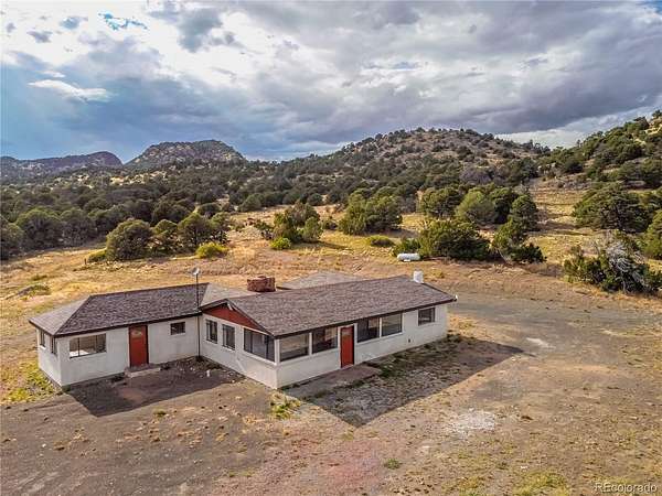 66.5 Acres of Land with Home for Sale in Walsenburg, Colorado