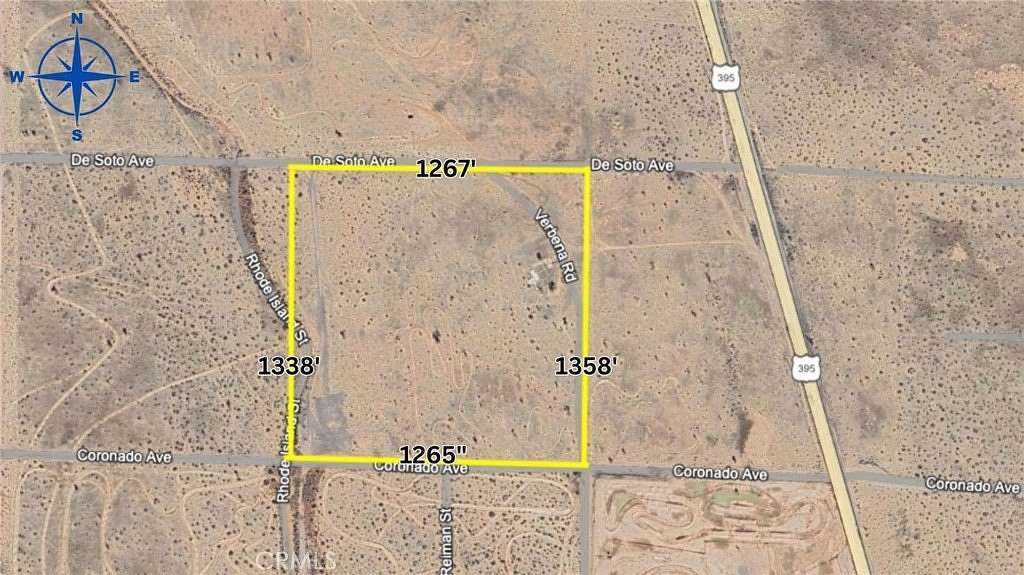 40 Acres of Land for Sale in Adelanto, California