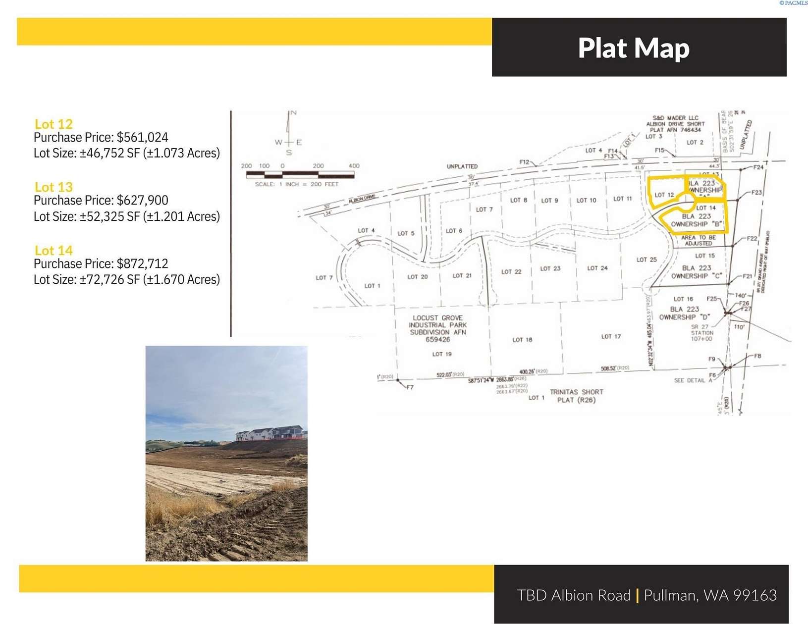 1.2 Acres of Commercial Land for Sale in Pullman, Washington