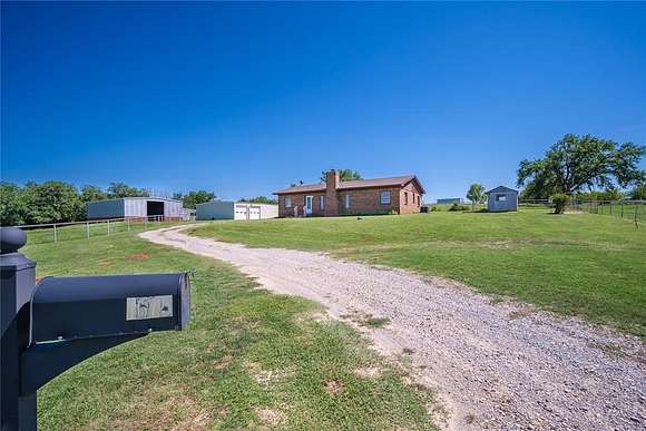 54.54 Acres of Agricultural Land with Home for Sale in Chickasha, Oklahoma