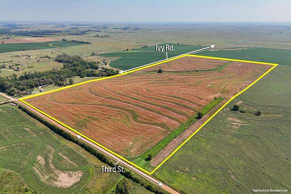 80 Acres of Agricultural Land for Auction in Minneapolis, Kansas