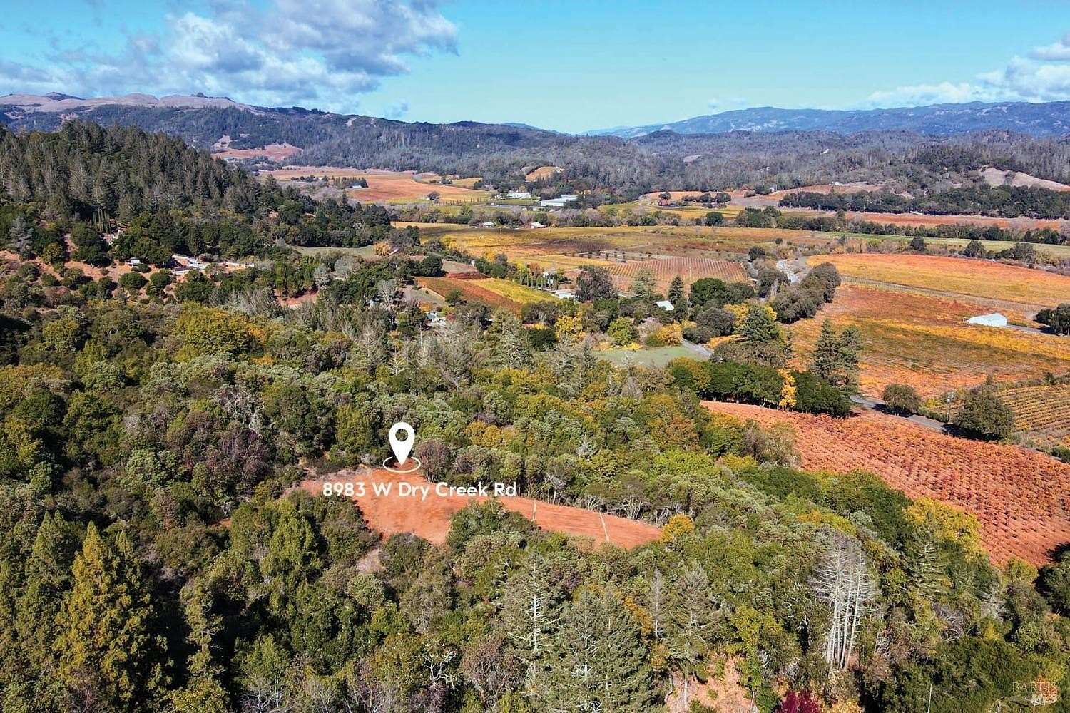 49.6 Acres of Agricultural & Residential Land for Sale in Healdsburg, California